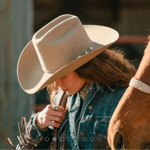 Stetson 30X El Patron Unisex Cowboy Hat, 7 1/4, Mist Grey